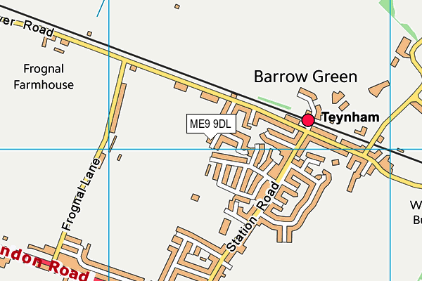 ME9 9DL map - OS VectorMap District (Ordnance Survey)