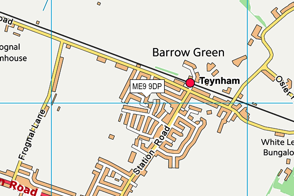 ME9 9DP map - OS VectorMap District (Ordnance Survey)