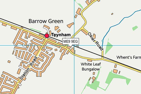 ME9 9EG map - OS VectorMap District (Ordnance Survey)