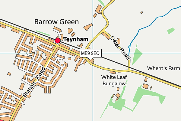 Map of THE OLD SCHOOL HOUSE TEYNHAM LIMITED at district scale