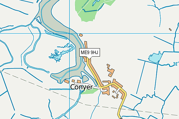 ME9 9HJ map - OS VectorMap District (Ordnance Survey)