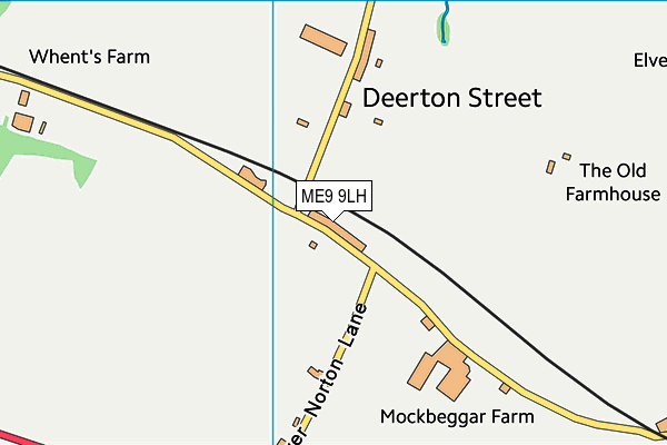 ME9 9LH map - OS VectorMap District (Ordnance Survey)