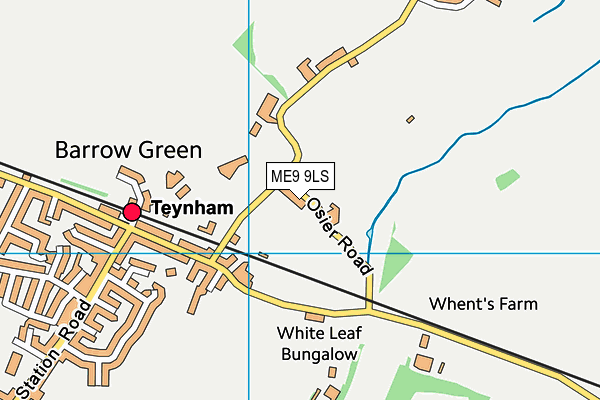 ME9 9LS map - OS VectorMap District (Ordnance Survey)