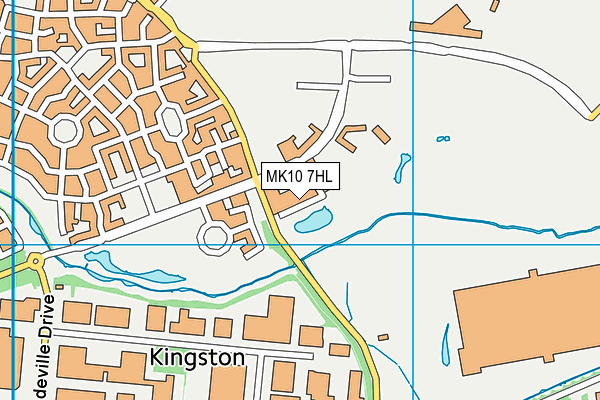 MK10 7HL map - OS VectorMap District (Ordnance Survey)