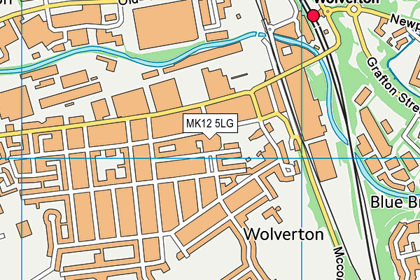 Frantic Uk (Closed) map (MK12 5LG) - OS VectorMap District (Ordnance Survey)