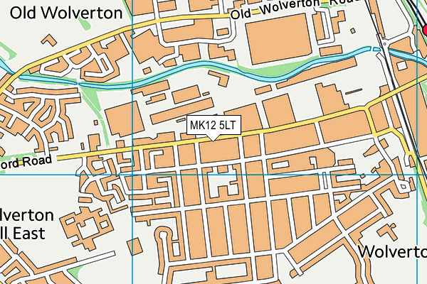 MK12 5LT map - OS VectorMap District (Ordnance Survey)