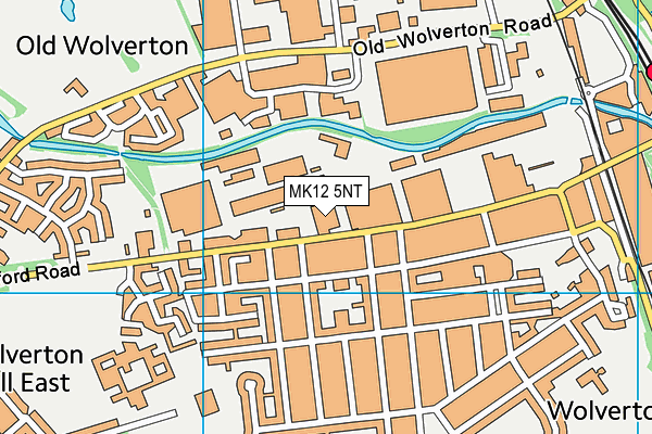 MK12 5NT map - OS VectorMap District (Ordnance Survey)