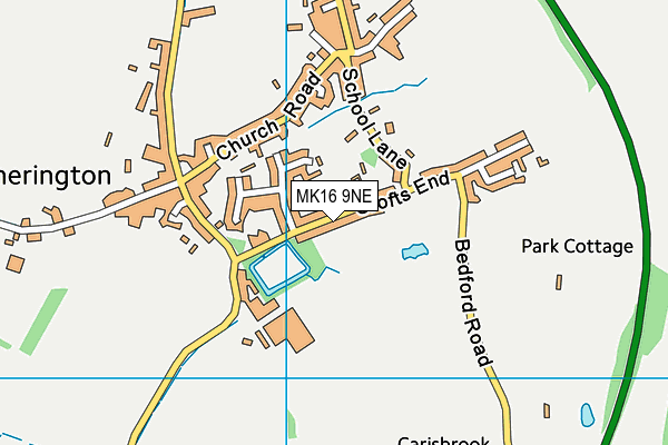 Map of BENFORD COMMERCIAL SERVICES LIMITED at district scale