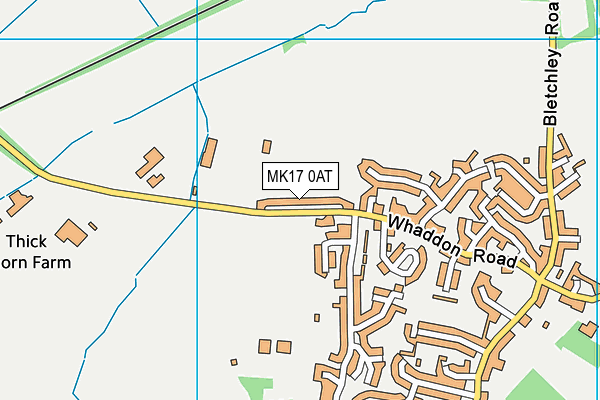 Hammond Park map (MK17 0AT) - OS VectorMap District (Ordnance Survey)