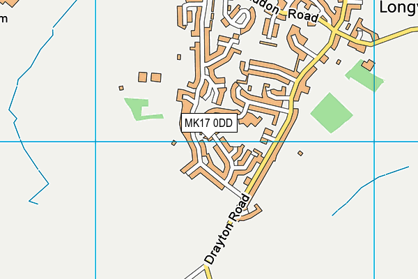 MK17 0DD map - OS VectorMap District (Ordnance Survey)
