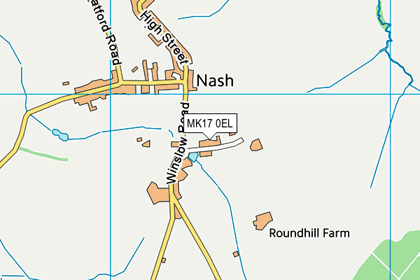 Map of HAMPDEN FAIRFAX LIMITED at district scale