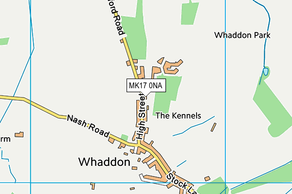 Map of WHADDON RETAIL SERVICES LTD at district scale