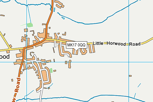 MK17 0QQ map - OS VectorMap District (Ordnance Survey)