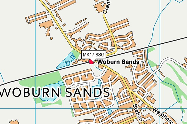 Map of WOBURN CARS LTD at district scale