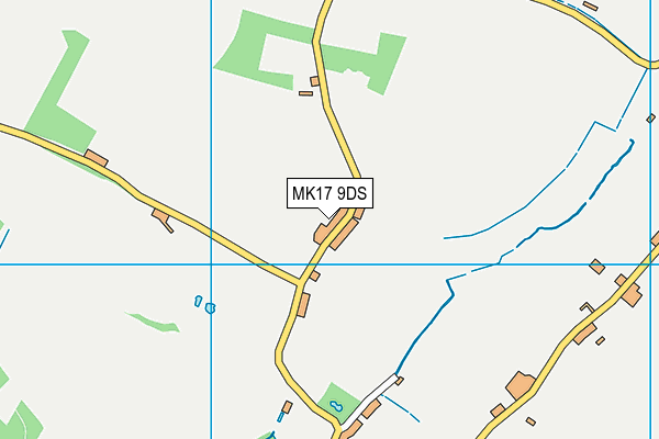 MK17 9DS map - OS VectorMap District (Ordnance Survey)