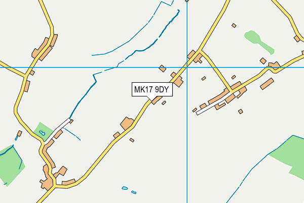 MK17 9DY map - OS VectorMap District (Ordnance Survey)