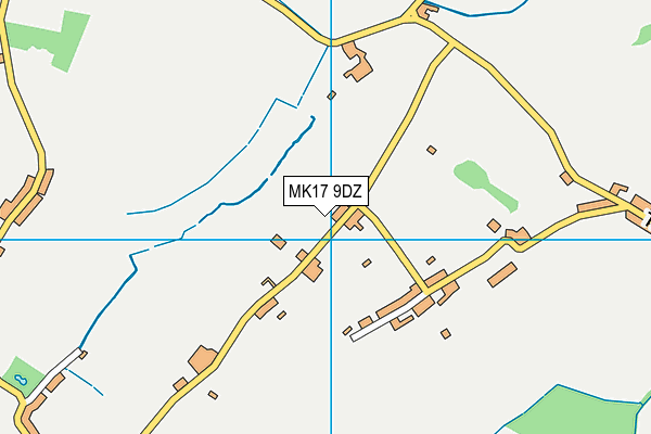 MK17 9DZ map - OS VectorMap District (Ordnance Survey)