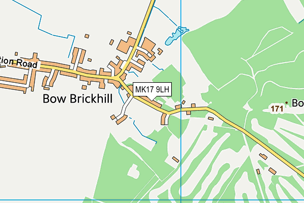 Map of BRICKHILL LIMITED at district scale