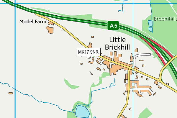 MK17 9NR map - OS VectorMap District (Ordnance Survey)