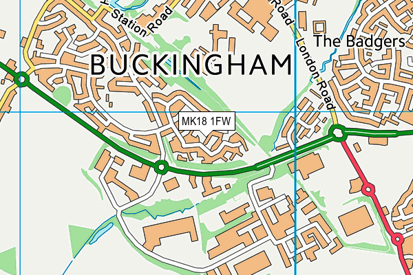 Map of BUCKINGHAM ENTERPRISE SOLUTIONS LTD at district scale