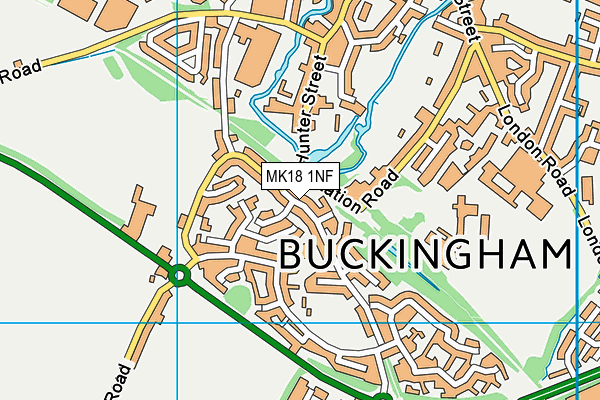 MK18 1NF map - OS VectorMap District (Ordnance Survey)