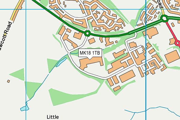 Map of EAU ROUGE LIMITED at district scale