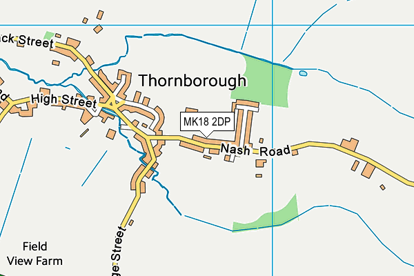 MK18 2DP map - OS VectorMap District (Ordnance Survey)