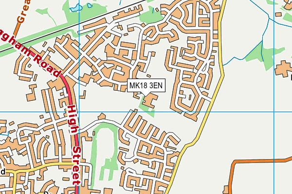 MK18 3EN map - OS VectorMap District (Ordnance Survey)