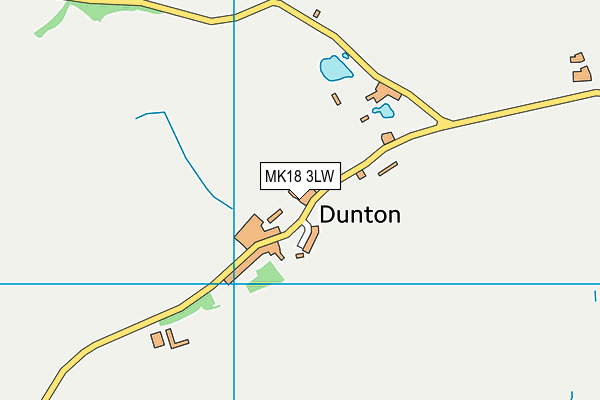 MK18 3LW map - OS VectorMap District (Ordnance Survey)