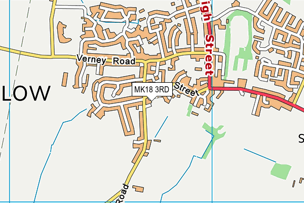 MK18 3RD map - OS VectorMap District (Ordnance Survey)