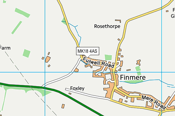 MK18 4AS map - OS VectorMap District (Ordnance Survey)