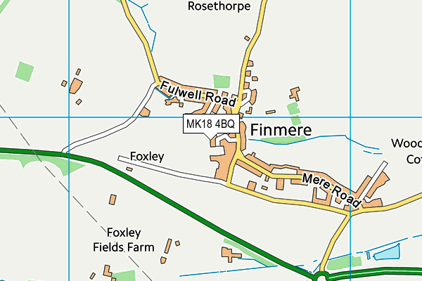 MK18 4BQ map - OS VectorMap District (Ordnance Survey)