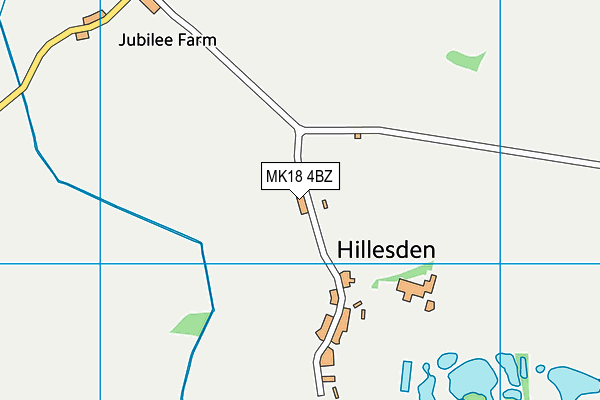 MK18 4BZ map - OS VectorMap District (Ordnance Survey)