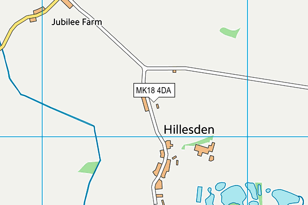 MK18 4DA map - OS VectorMap District (Ordnance Survey)