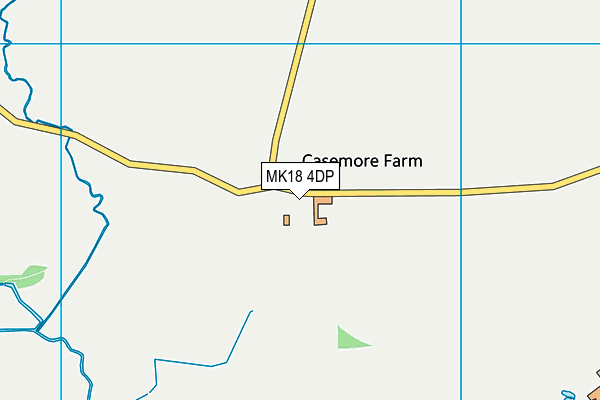 MK18 4DP map - OS VectorMap District (Ordnance Survey)