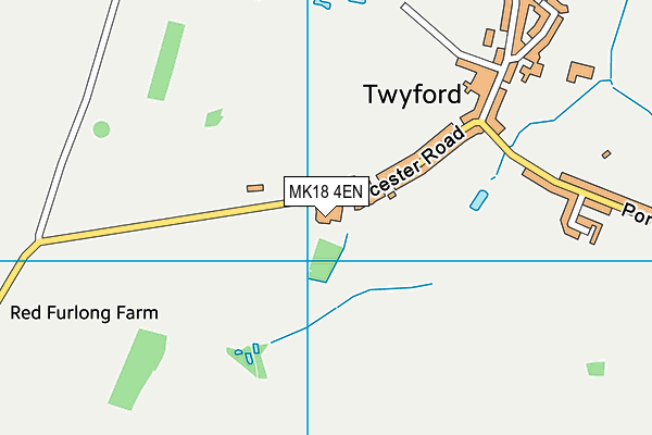 MK18 4EN map - OS VectorMap District (Ordnance Survey)