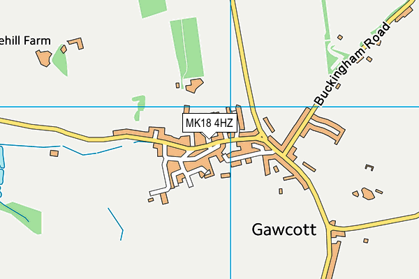 Map of GAWCOTT ROSE LTD at district scale