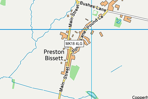 MK18 4LG map - OS VectorMap District (Ordnance Survey)