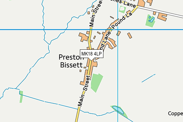 MK18 4LP map - OS VectorMap District (Ordnance Survey)