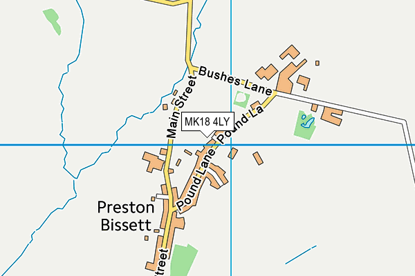 MK18 4LY map - OS VectorMap District (Ordnance Survey)