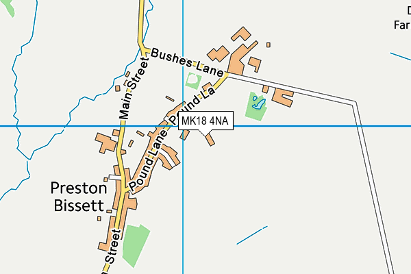 MK18 4NA map - OS VectorMap District (Ordnance Survey)