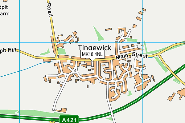 MK18 4NL map - OS VectorMap District (Ordnance Survey)