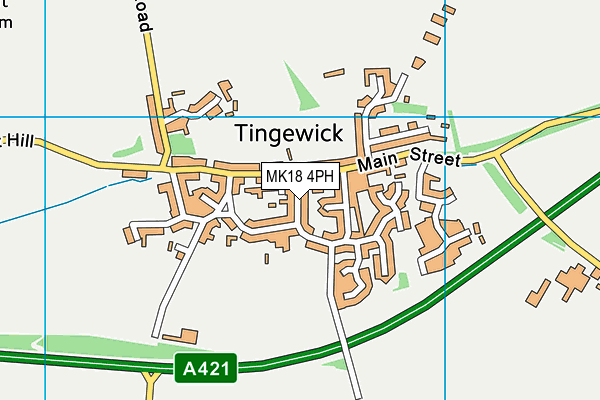 MK18 4PH map - OS VectorMap District (Ordnance Survey)