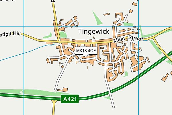 MK18 4QF map - OS VectorMap District (Ordnance Survey)