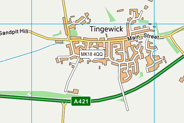 MK18 4QQ map - OS VectorMap District (Ordnance Survey)