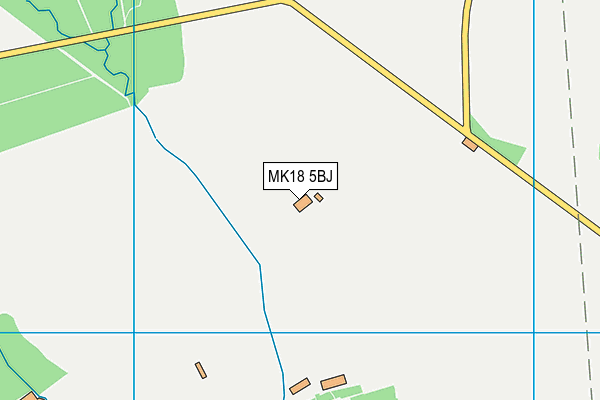 MK18 5BJ map - OS VectorMap District (Ordnance Survey)