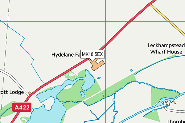 MK18 5EX map - OS VectorMap District (Ordnance Survey)