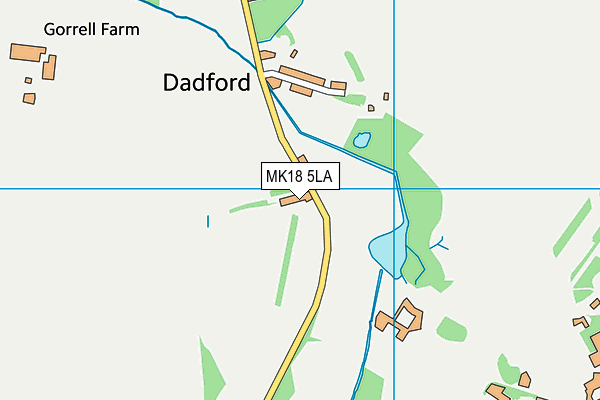 MK18 5LA map - OS VectorMap District (Ordnance Survey)