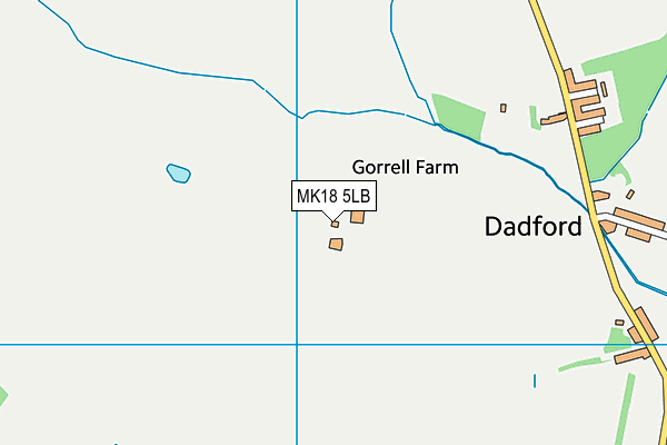 MK18 5LB map - OS VectorMap District (Ordnance Survey)