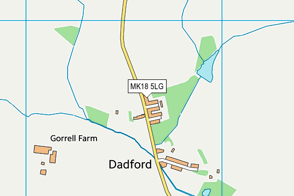 MK18 5LG map - OS VectorMap District (Ordnance Survey)